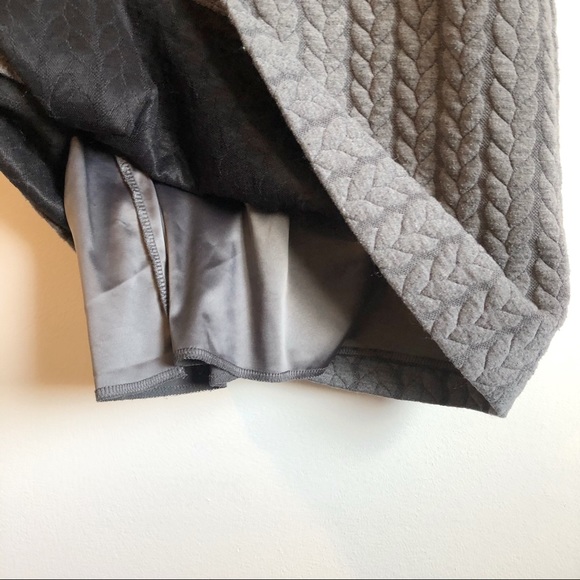 CYNTHIA ROWLEY Knit Quilted Soft Stretchy Sleeveless Tank Mini Dress Grey - Picture 6 of 12